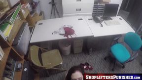 Lily Jordan caught stealing &mdash;  punished with a cop′s intense pleasure