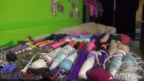 Asian Jayden Lee gets fucked in the ass while her lesbian friend eats pussy at home
