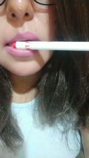 In college sticking my fingers in front of others