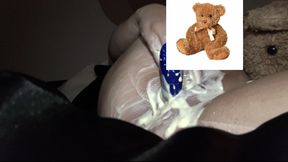 MY KINKY ARAB GIRL MASTUBATES WITH VIBRATOR &amp; MY CUM ALL OVER HER CURVY BODY-  AMATEUR ARABIAN SNOWWHITE