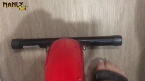 Ill Let You Finish on My Feet - Barefoot Bike Riding - Manlyfoot - Exercise Bike