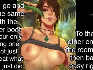 Lara Croft [Tomb Raider] JOI - Bondage - Pissplay - Boots - Toiletplay - Quiz - Assplay
