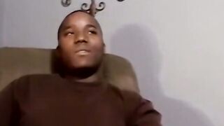 JoeSchmoeXXX.com - Cute black amateur stretching older white perv's ass