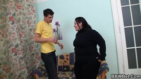 Dude picks up fatty for friend to fuck