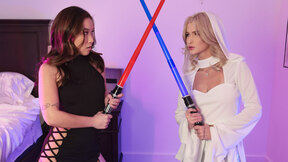 Torn between Jedi grace & Sith fire stepbrother stands at destinys edge