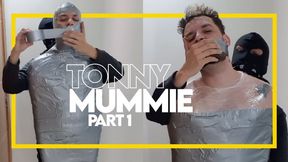 Tonny Mummie - Part 1 (1080p) Gay Bondage - Gay Domination - Mummification - Tape Bondage - BDSM