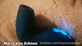 Chorreando con mi nuevo juguete