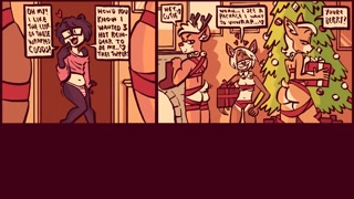 Berry Merry Christmas!🎄🐼🦌💞 [Hentai Comic Dub]