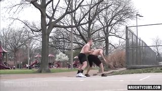 Watch this hot guy get his ass drilled and splattered with cum by Snake's big cock