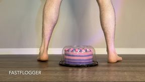 Cake Sitting and Frosting Jerk