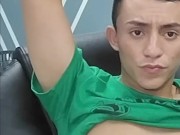 She pulled my cock live for my web followers in my room