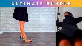 Puncturing Your Cock & Balls Under My Glittery Gold Heels - Ultimate Cam (D1) - 9 Clips - 64 Mins - Huge Discount!!!