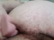 First time using my very first dildo, named him Jon.