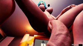 Giantess fluffy Wiener in my face