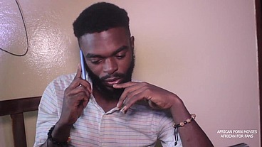 POV Hot threesome between an important businessman and a libertine couple after a satisfied day at work that deserves a well-deserved relaxation in black Africa