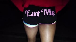 Elastic Ass Femboy Midnight Hiking