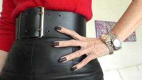 Wide, Tight Belt and Watch Fetish, Your Boss, Your Masturbation During Your Lunch Break, JOI Lady Victoria Valente