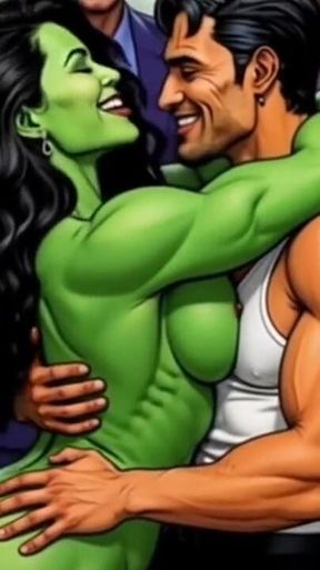 She-hulk Slut: Not a Day Without Fucking. Big Compilation Cartoon