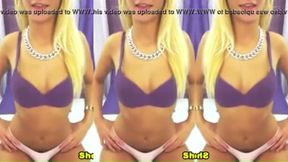 sexyblondeee ts bulge and tug