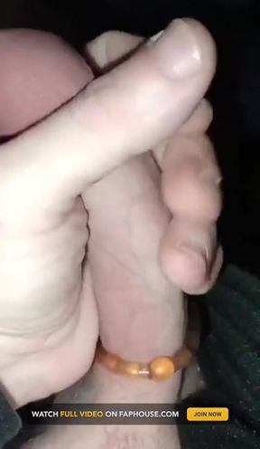 Stroking My Thick 7 Inch Cock