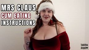 Mrs Claus Cum Eating Instructions WMV