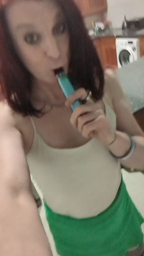 TGirl Maid Abi Wood wants to let you know she's thinking of you