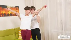 Gregor Gilead And Liam Rose In Dance Class - May 5, 2023