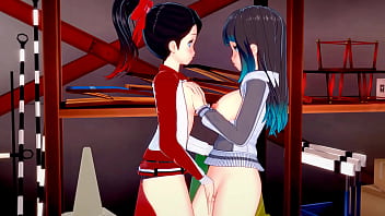 Grace And Maria Play With Eachother In The Gym Storage Room
