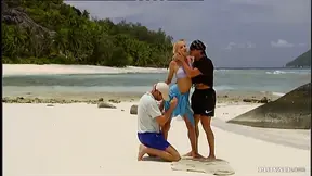 Blonde Beauties Enjoy Asses & Pussies Drilled Amidst Sunny Beach Vibes