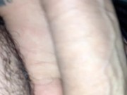 Stroking big dick
