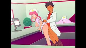 Brock Dominates Nurse Joy with Fiery Creampie in steamy Pokmon Encounter