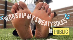 Worship My Sweaty Soles In Public