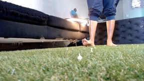 Ebony GIANT XER Crushes and Tramples a Tiny Village With His Gigantic Feets