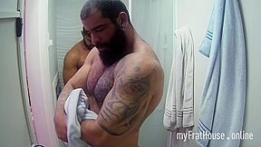 Hot Moments Of Two Hunks In The Shower