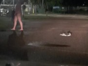 Piss & Strip in the middle of the street