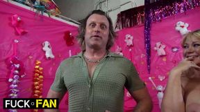 Siri Dahl And Nikki Sexx Use Deep Throat Techniques On Fan's Cock!