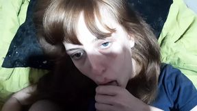 Teen sucks stepbrothers dick