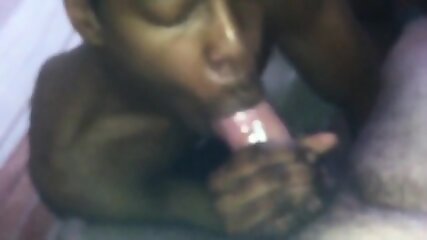 Black Bitch Swallows White Thug Cum