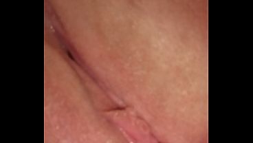 My pussy was so wet that fluid flowed out of it.