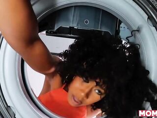 Ebony Teen Caught Her Mommy Banging Her Boyfriend - MOM41