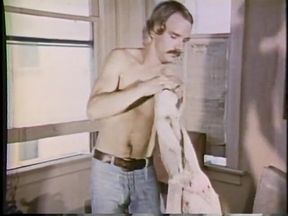 Attractive ass twink stuffs dildo up his crapper in the bedroom