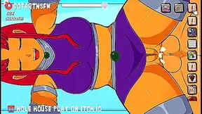 Starfires Lush Body Overflows with Thick Cum – Wild Hentai Desires Unleashed