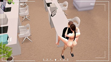 Сamera in the office captured passionate sex between two employees