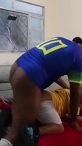 Milking My Friend's Ass Soccer Player Part 3