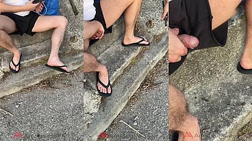 Amateur Straight Boy Lost a Bet: He Has to Expose His Cock in The Street and Either Piss or Cum