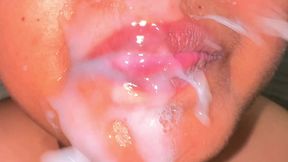 At Midnight, the Stepmother Sucked Her Stepson's Penis and the Stepson Put the Enemy in Her Mouth
