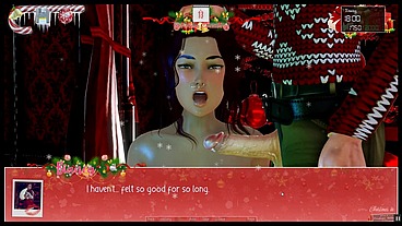 Unlimited Christmas [Xmas Hentai PornPlay] Ep.10 That MILF took my big cock down her throat wearing her slutty christmas outfit