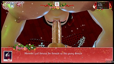 Unlimited Christmas [Xmas Hentai PornPlay] Ep.10 That MILF took my big cock down her throat wearing her slutty christmas outfit