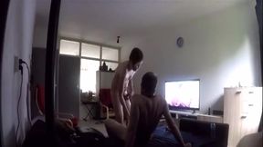 Step dad slave poniendo el culo a ciegas