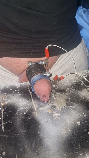 Foreskin strechter, Hot wax, Ball press and tens   Clip 3